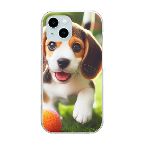 ビーグル犬キキちゃん Clear Smartphone Case