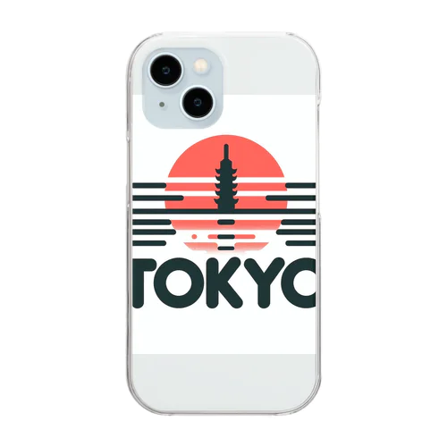 東京 Clear Smartphone Case