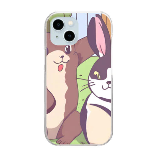 うさぎ Clear Smartphone Case