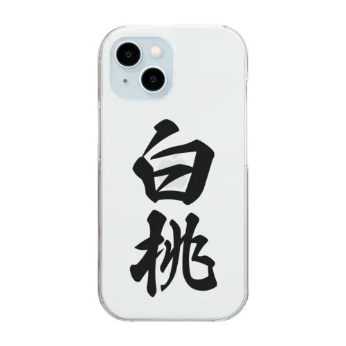 白桃 Clear Smartphone Case