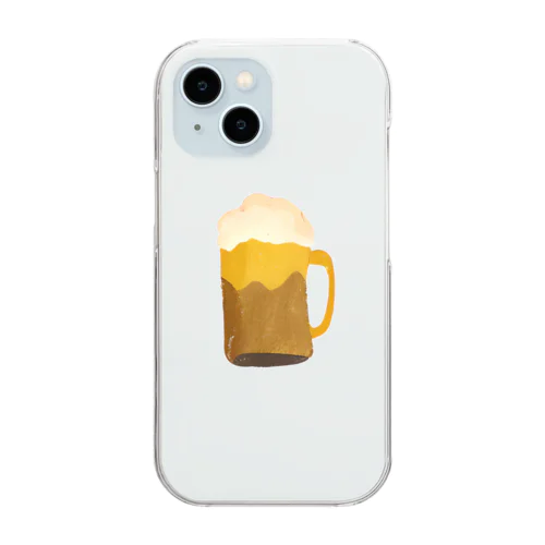 ビール好きのための Clear Smartphone Case