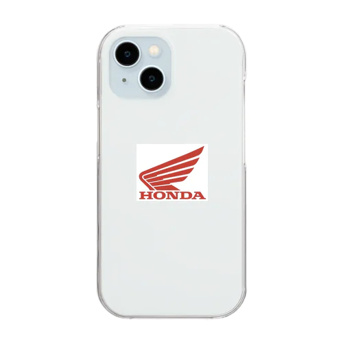 HONDAウィングマークです。 Clear Smartphone Case