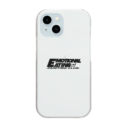 EmotionalEatingFaintingClub Clear Smartphone Case