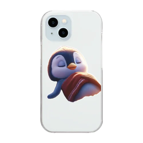 ペンギンのペン太 Clear Smartphone Case