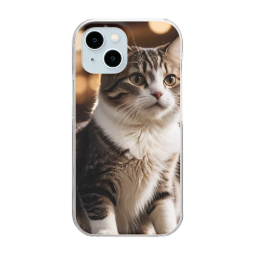 ねこネコちゃん Clear Smartphone Case