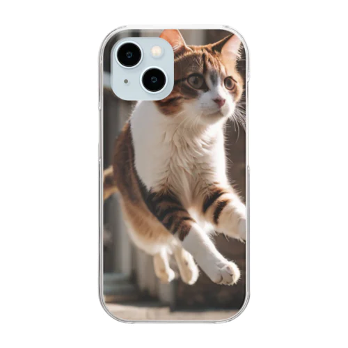 ねこネコちゃん Clear Smartphone Case