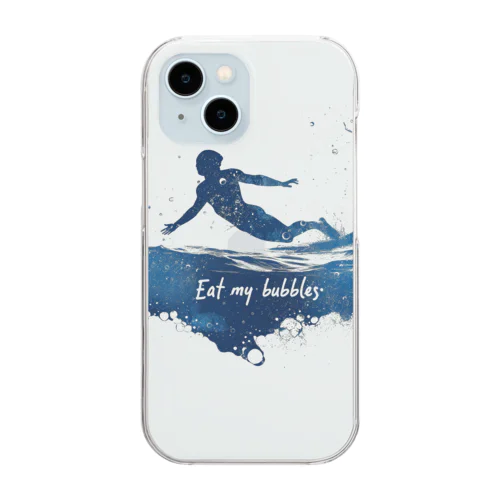 Eat My Bubbles Clear Smartphone Case