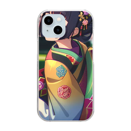 Sakura girl Clear Smartphone Case