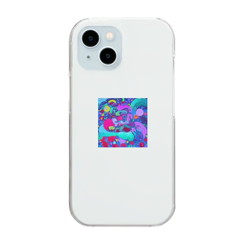 AIが考えた「痩せる絵」 Clear Smartphone Case