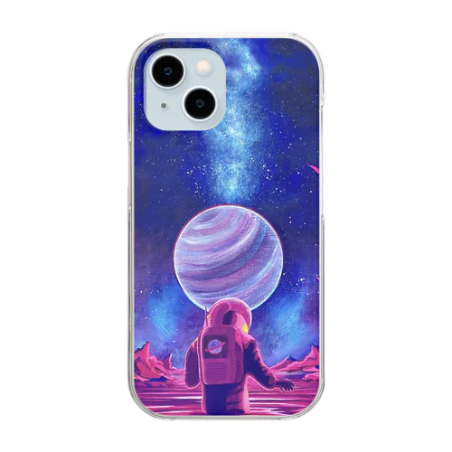 SPACE TOURISM Clear Smartphone Case