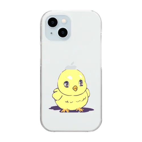 可愛いひよこの挨拶 Clear Smartphone Case