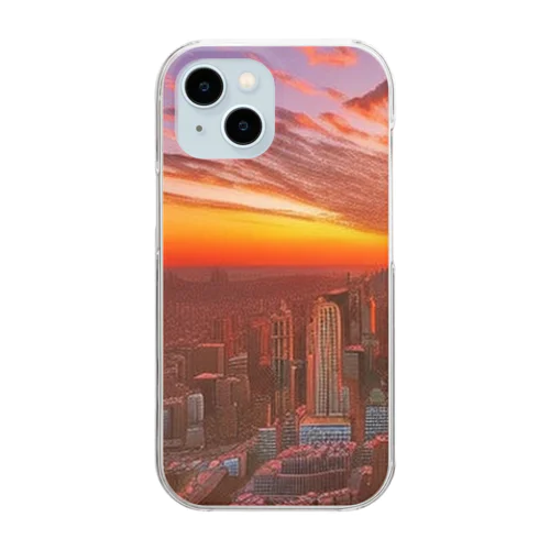 「都会風景」グッズ Clear Smartphone Case