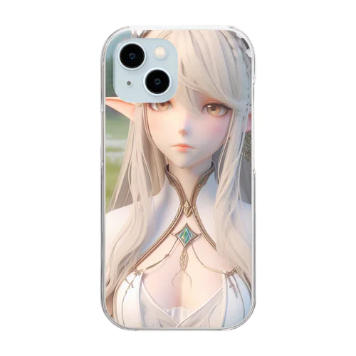 エルフ　美少女 Clear Smartphone Case