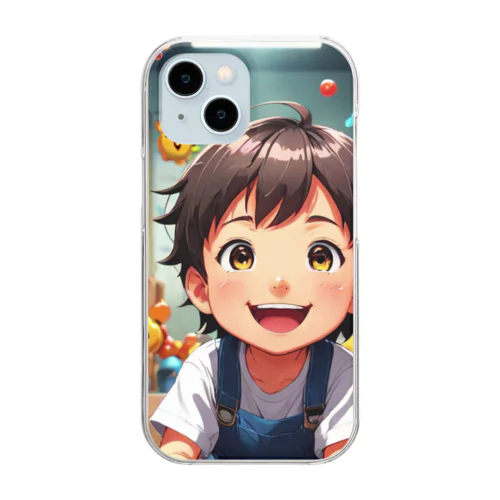 何があったの？ Clear Smartphone Case