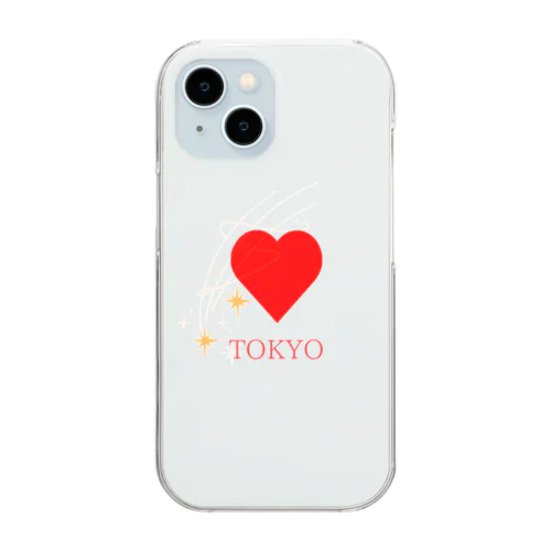 Tokyo heart クリアスマホケース