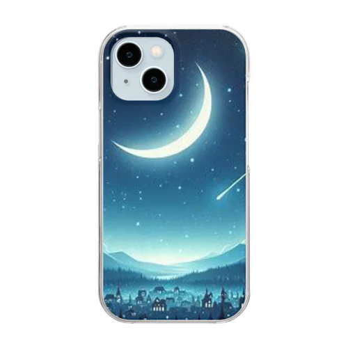 「星空」グッズ Clear Smartphone Case