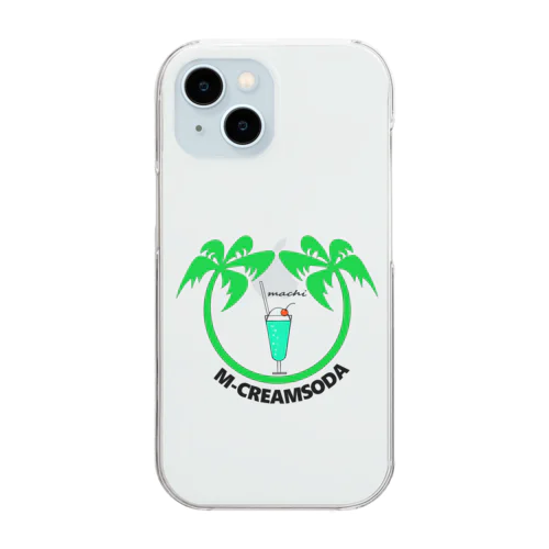 tropicalヤシ カラー Clear Smartphone Case