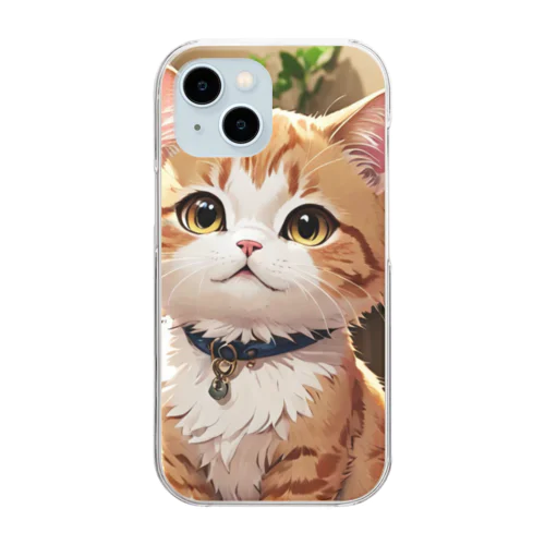 こねこ Clear Smartphone Case