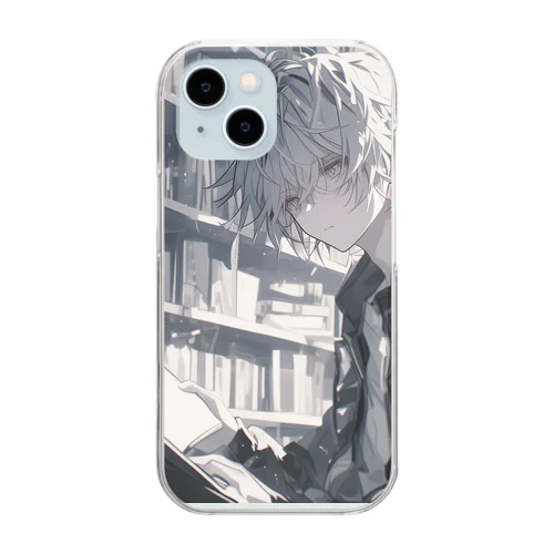 図書室にて Clear Smartphone Case