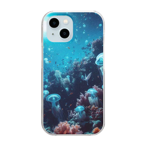 海月１ Clear Smartphone Case