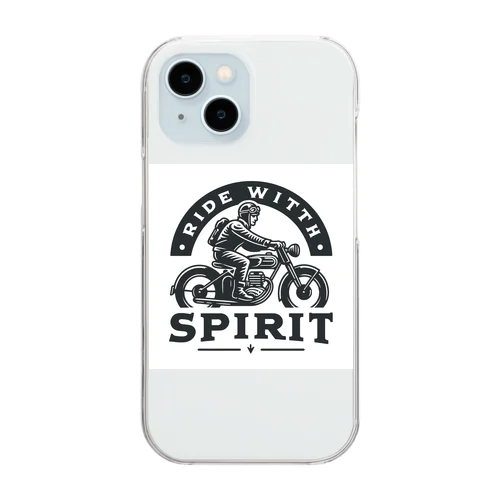 Ride with Spirit Clear Smartphone Case