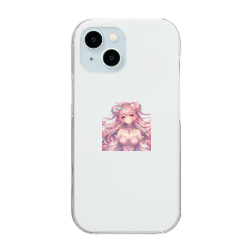 スライム娘「ジェム」 Clear Smartphone Case