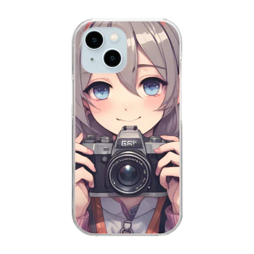 カメラ女子 Clear Smartphone Case