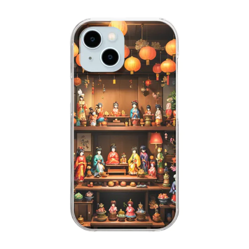 Hinamatsuri　ひな祭り Clear Smartphone Case