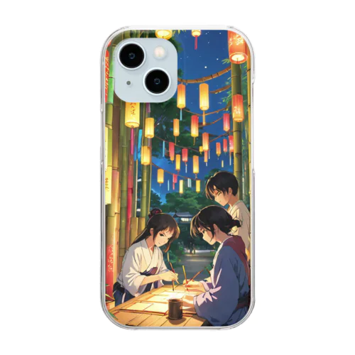 Tanabata　七夕 Clear Smartphone Case