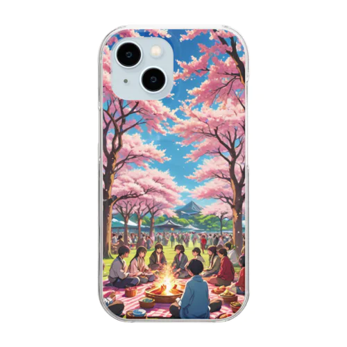 Hanami　花見 Clear Smartphone Case