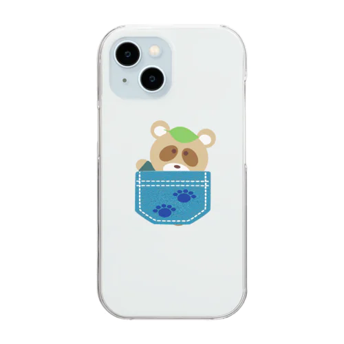 バンビーノ ポケット Clear Smartphone Case