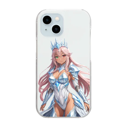 氷の鎧 Clear Smartphone Case