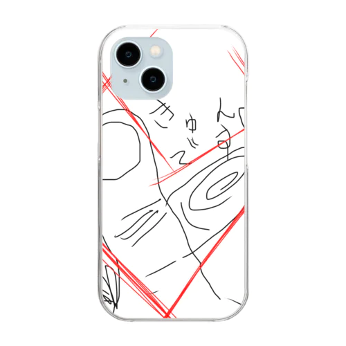 ユルきゅんです。 Clear Smartphone Case