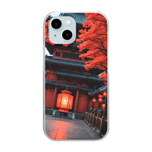 Senso-ji: Kaminarimon　浅草寺: 雷門 Clear Smartphone Case