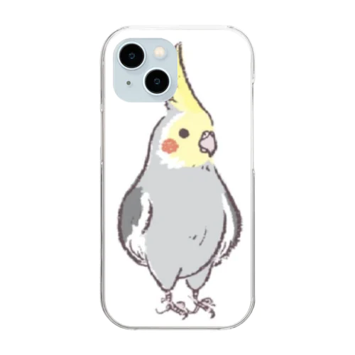 オカメインコRocky Clear Smartphone Case