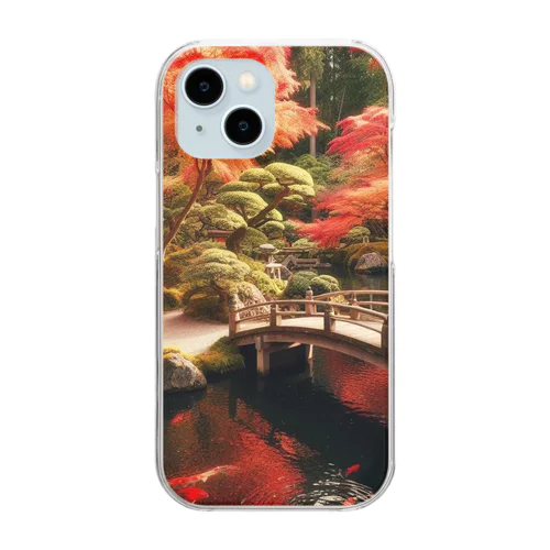 日本庭園1 Clear Smartphone Case