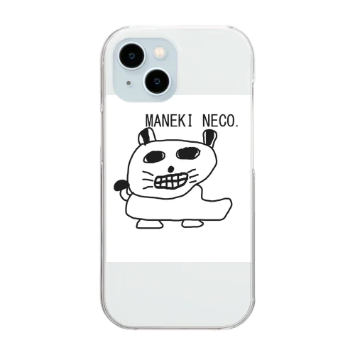 MANEKINECO EGOKOROKAIMU Clear Smartphone Case