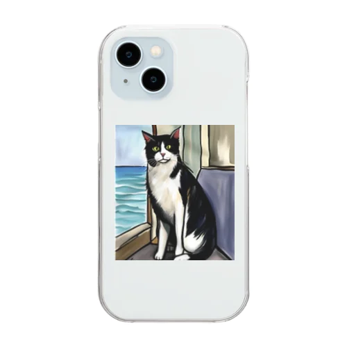 旅する猫 Clear Smartphone Case