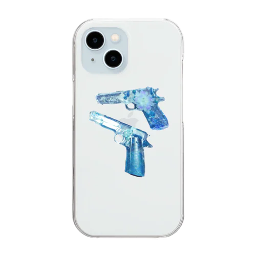 拳銃！ Clear Smartphone Case