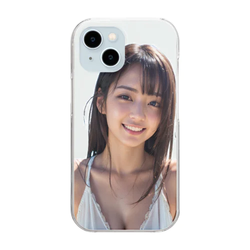 AI美少女(リアル水着) Clear Smartphone Case