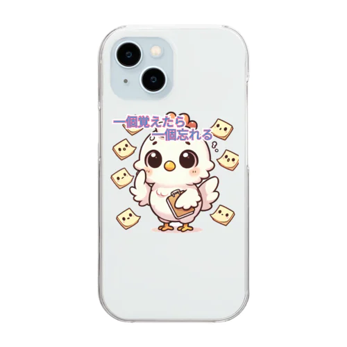 3秒コッコちゃん Clear Smartphone Case