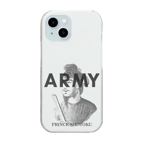 U.S.ARMYな聖徳太子さん Clear Smartphone Case