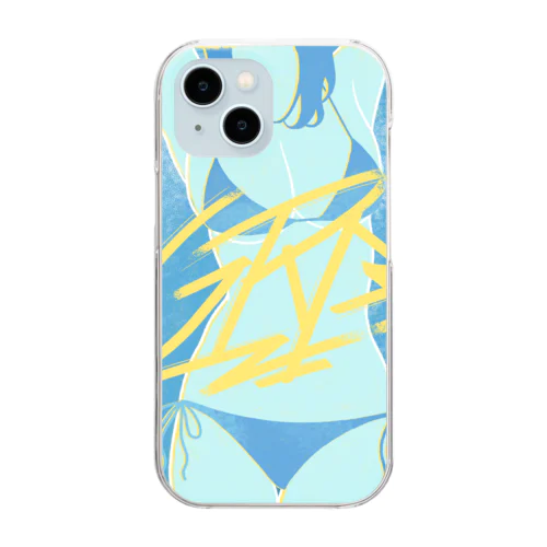 GRA-girl No.4 Clear Smartphone Case