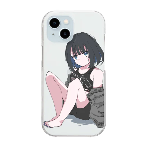 インナー少女 Clear Smartphone Case