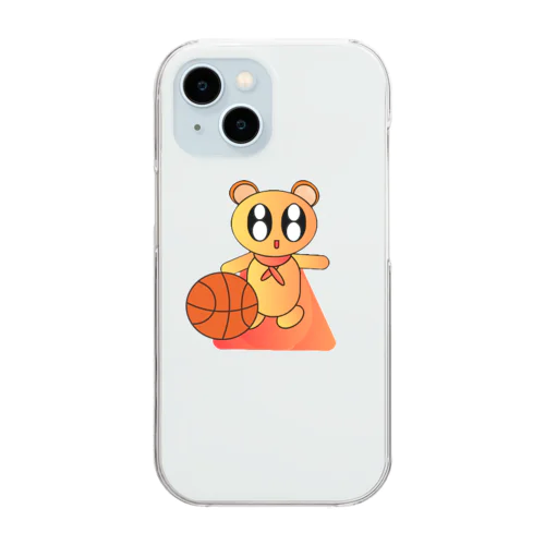 ひーろーなん君（バスケ） Clear Smartphone Case