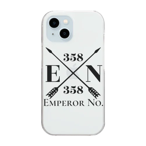 EMPEROR No, ロゴデザイン Clear Smartphone Case