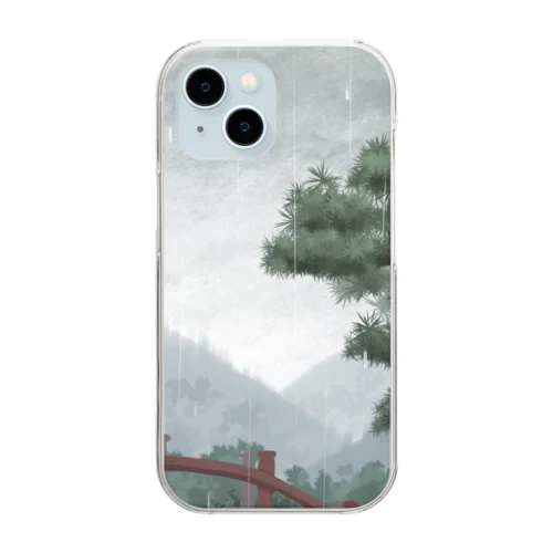 梅雨の庭 Clear Smartphone Case