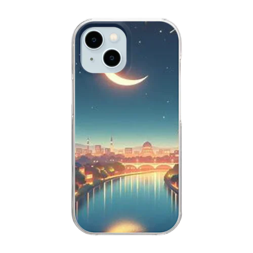 「夜景グッズ」 Clear Smartphone Case