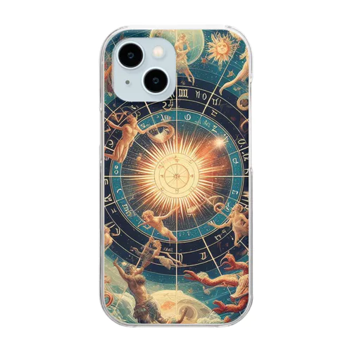 horoscope spring Clear Smartphone Case