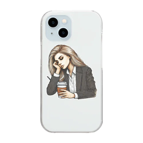 Daydreaming Desk Diva Clear Smartphone Case